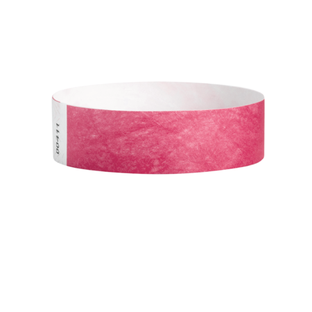 Wristband - Tyvek - Adult Blank 3/4 X 10 Pink